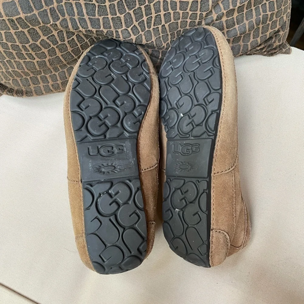 Ugg Alder Suede Slip On Shoe Slipper‎ Tan Size 10